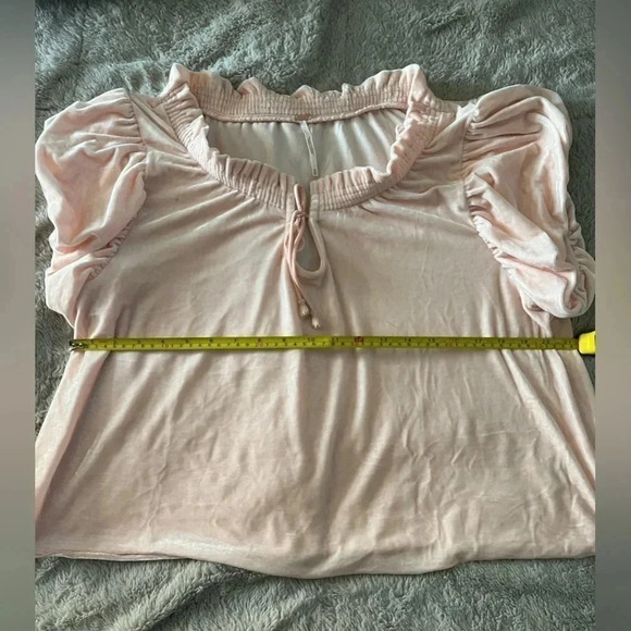 Free people Terese Velour Crop Top size M nwot - Picture 10 of 12